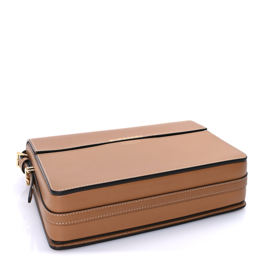 Burberry Calfskin Large Grace Bag Nutmeg Image 3
