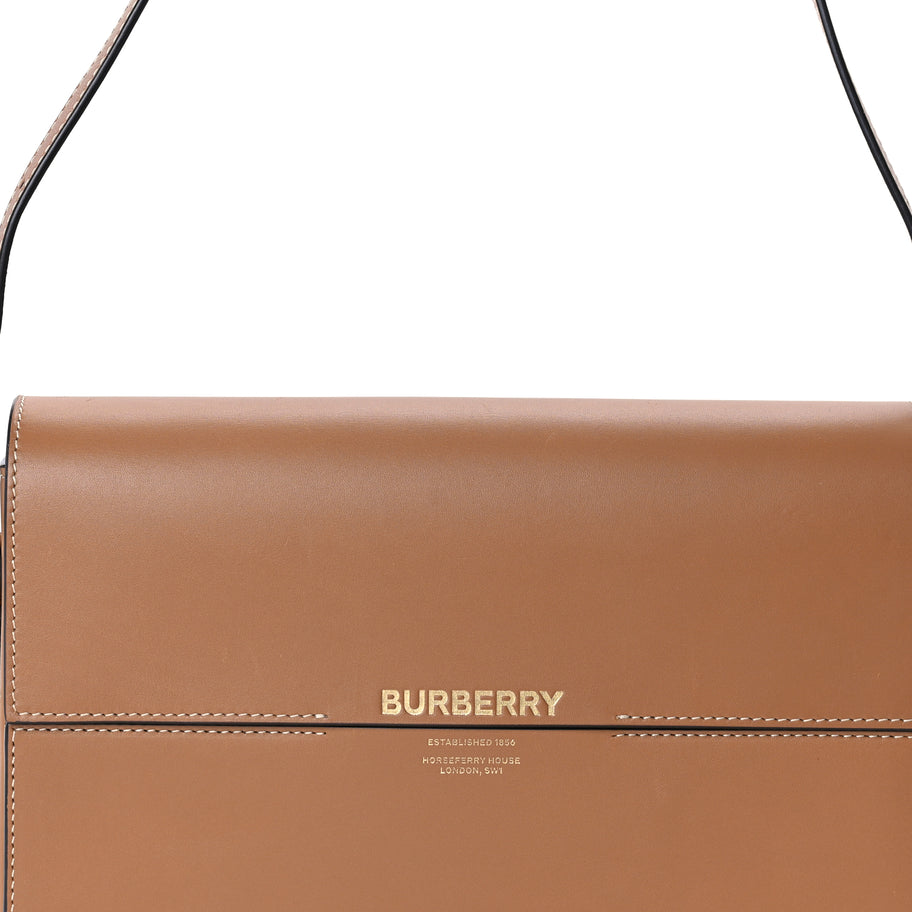 Burberry Calfskin Large Grace Bag Nutmeg Image 6