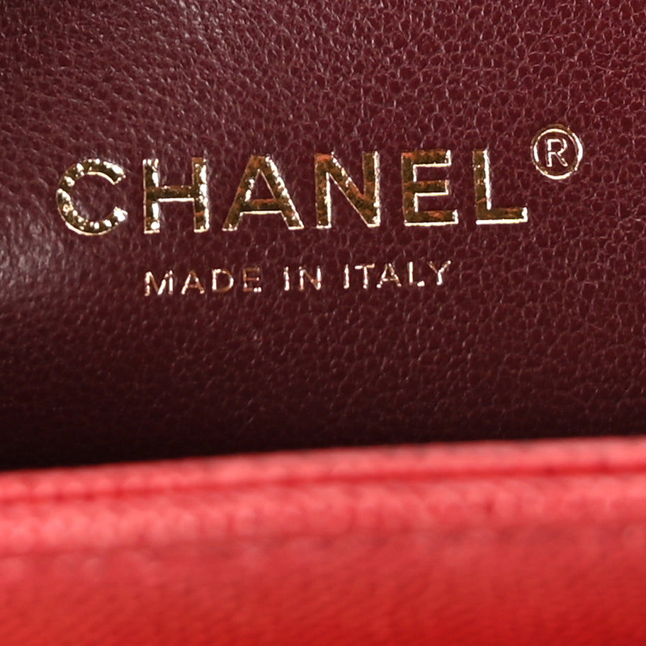 Chanel Caviar Quilted Large Business Affinity Flap  Red Image 5