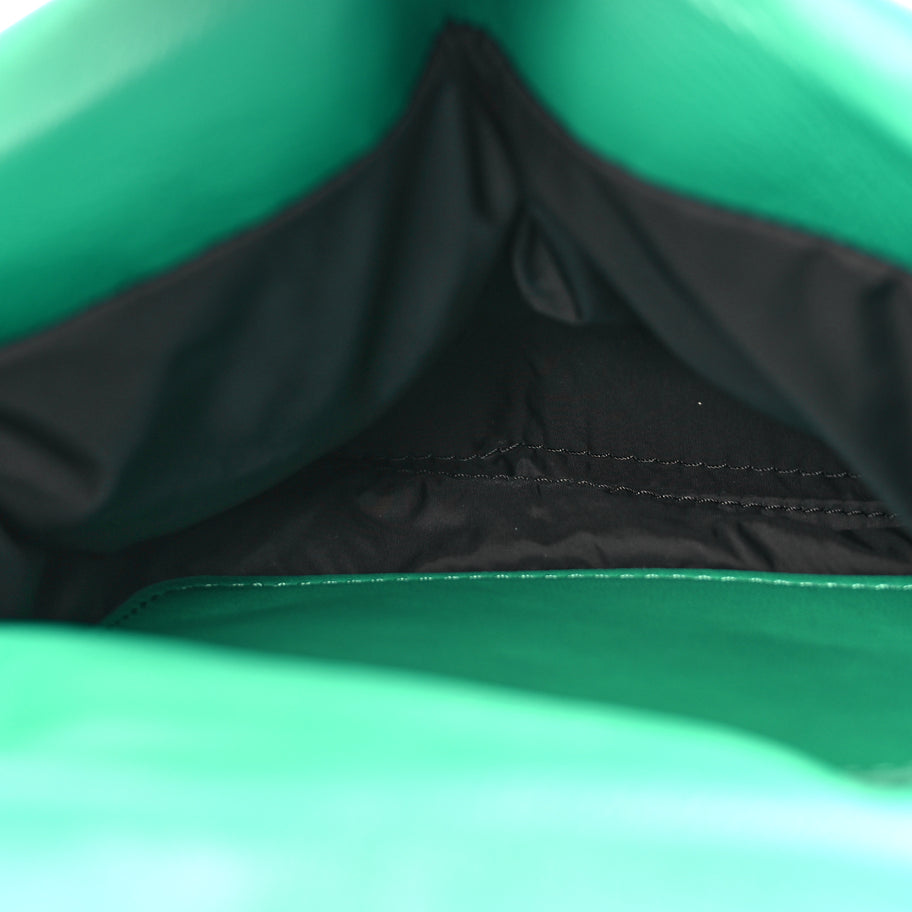 Mulberry Nappa Pillow Quilted Little Softie Bag Lawn Green Image 4