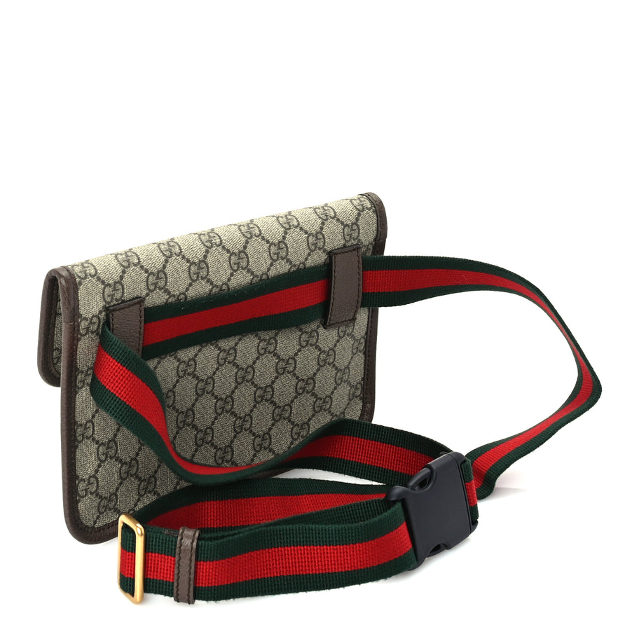 Gucci GG Supreme Monogram Neo Vintage Web Belt Bag Brown Image 2