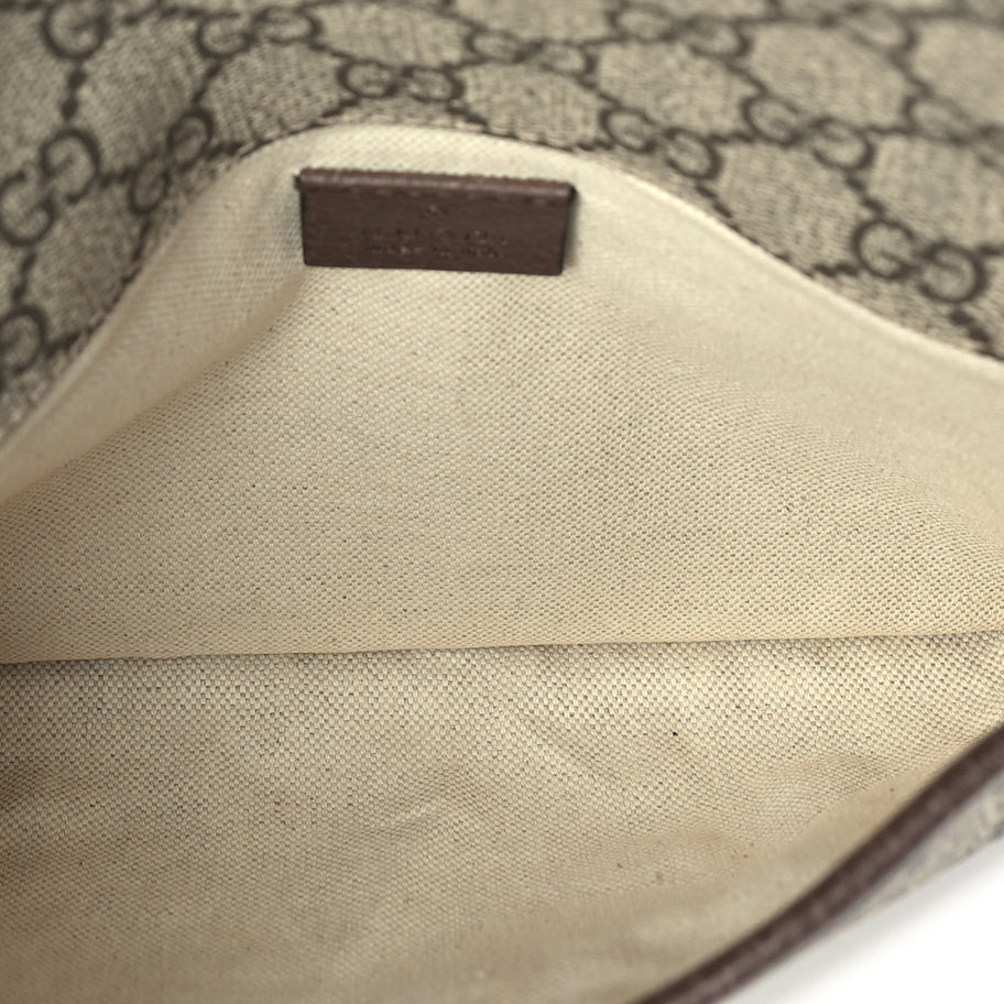 Gucci GG Supreme Monogram Neo Vintage Web Belt Bag Brown Image 4
