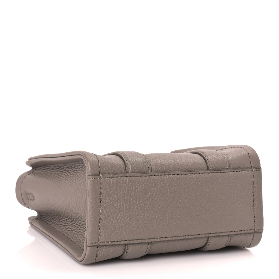 Marc Jacobs Grained Calfskin Small The Tote Bag Cement Image 3