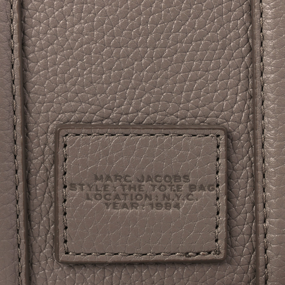 Marc Jacobs Grained Calfskin Small The Tote Bag Cement Image 5