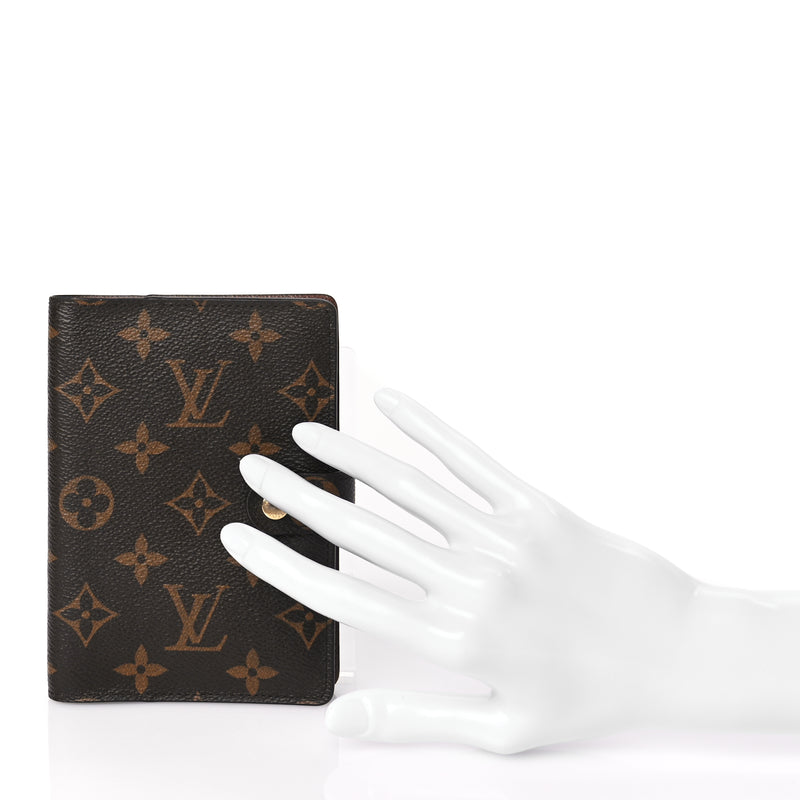  Louis Vuitton Monogram Small Ring Agenda Cover