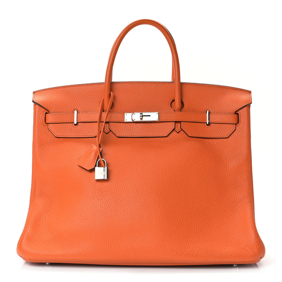 Hermes Togo Birkin 40 Orange Image 1