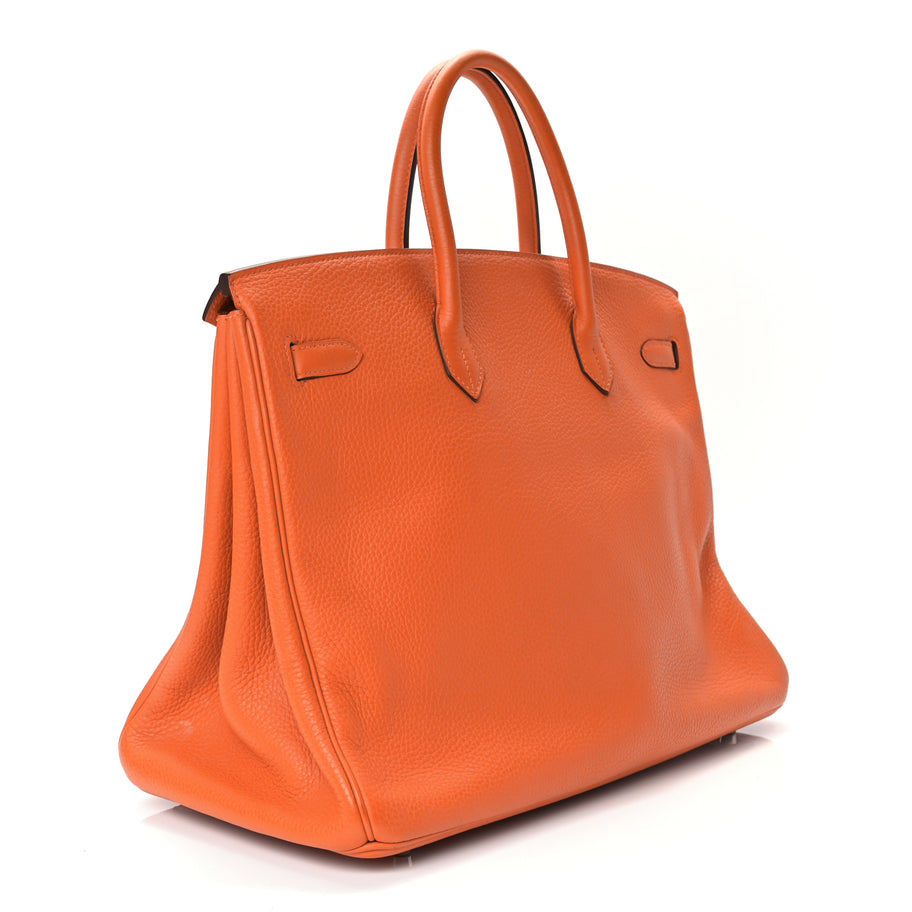 Hermes Togo Birkin 40 Orange Image 2