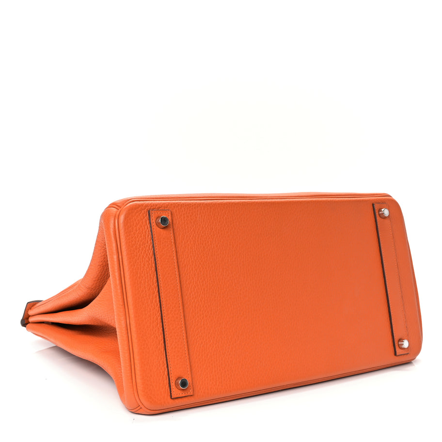 Hermes Togo Birkin 40 Orange Image 3