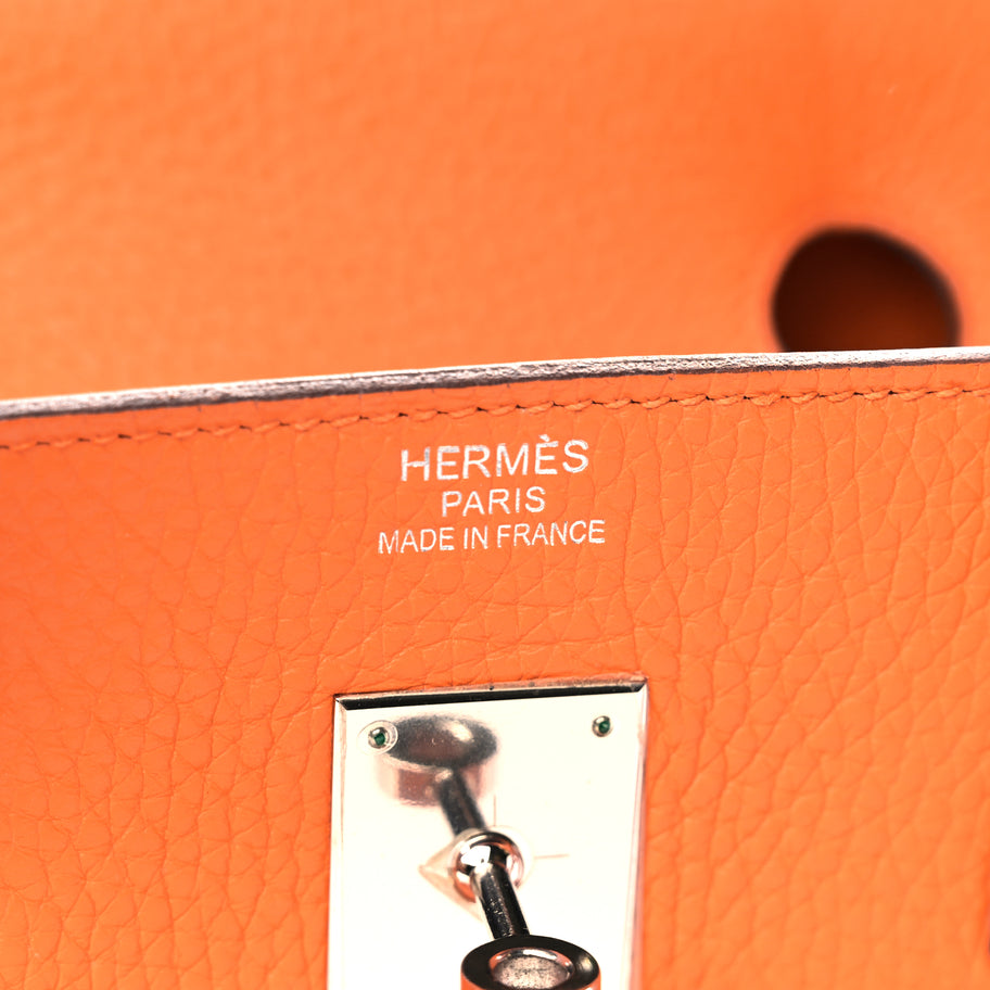 Hermes Togo Birkin 40 Orange Image 5