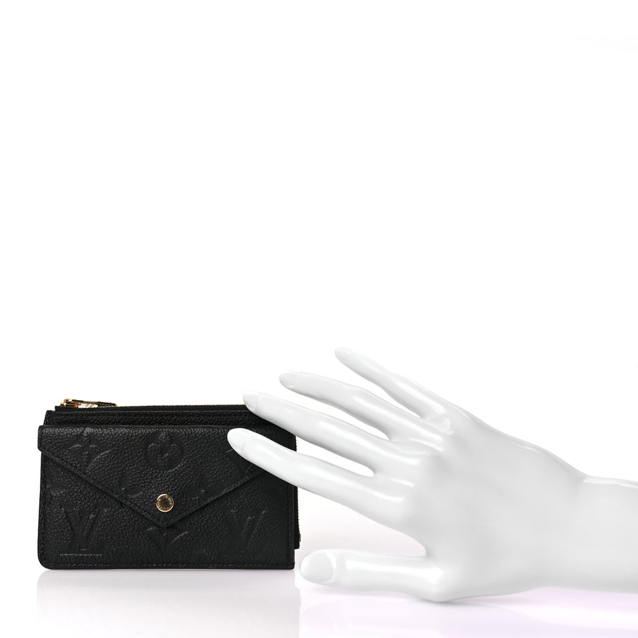 Louis Vuitton Empreinte Recto Verso Card Holder Black Image 2