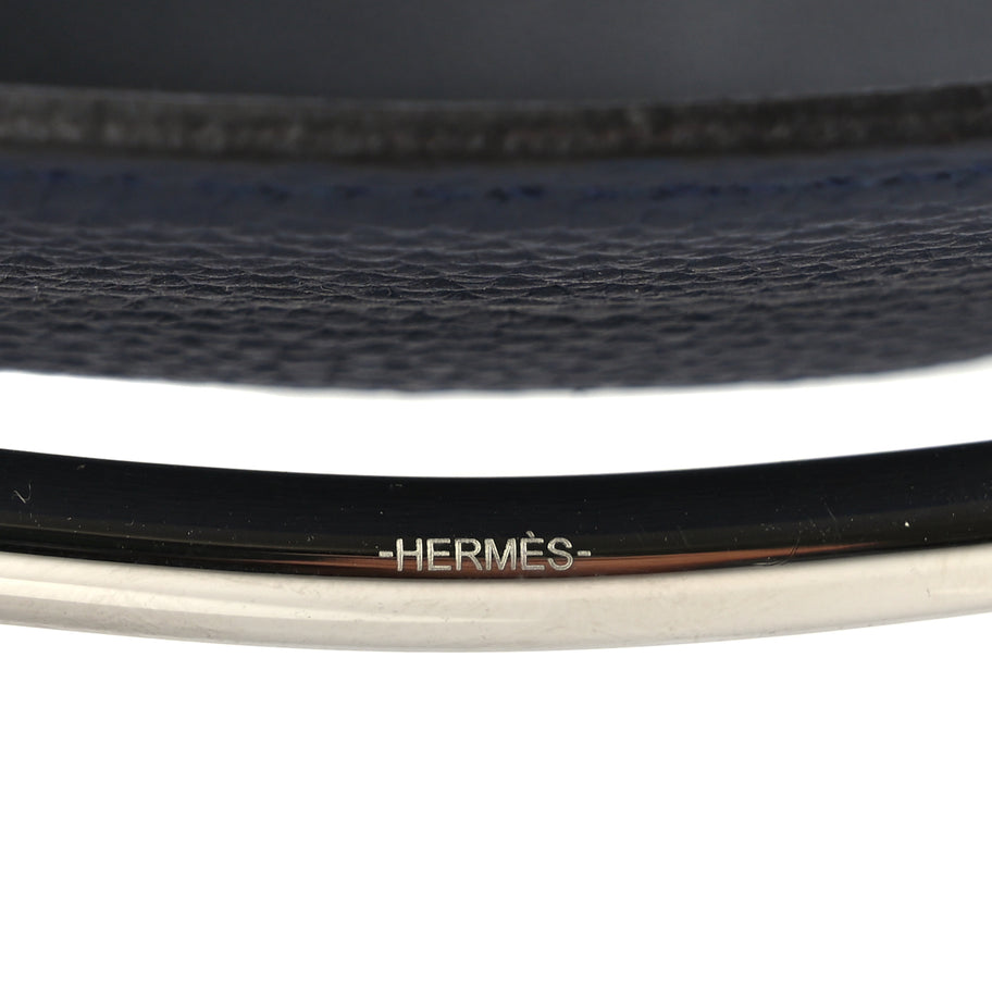 Hermes Box Togo 38mm H d'Ancre Belt 95  Black Bleu Nuit Image 3