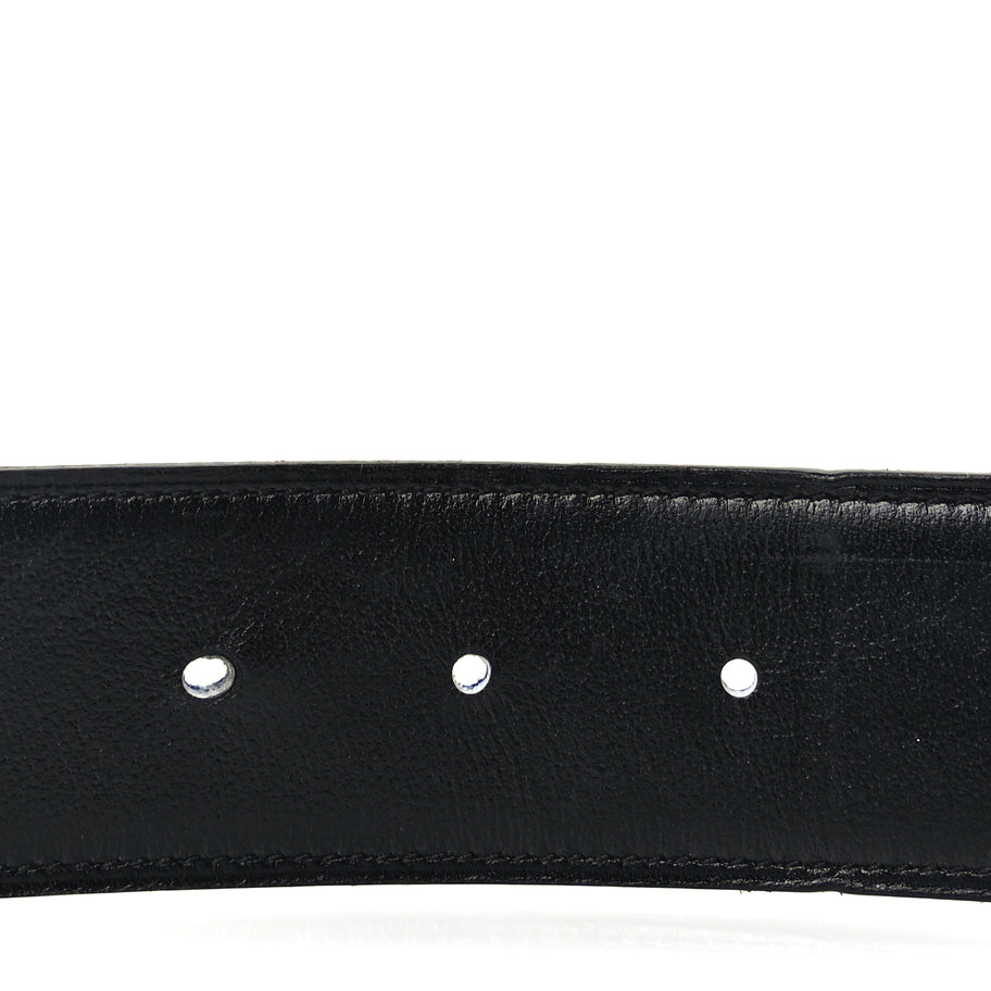 Hermes Box Togo 38mm H d'Ancre Belt 95  Black Bleu Nuit Image 5