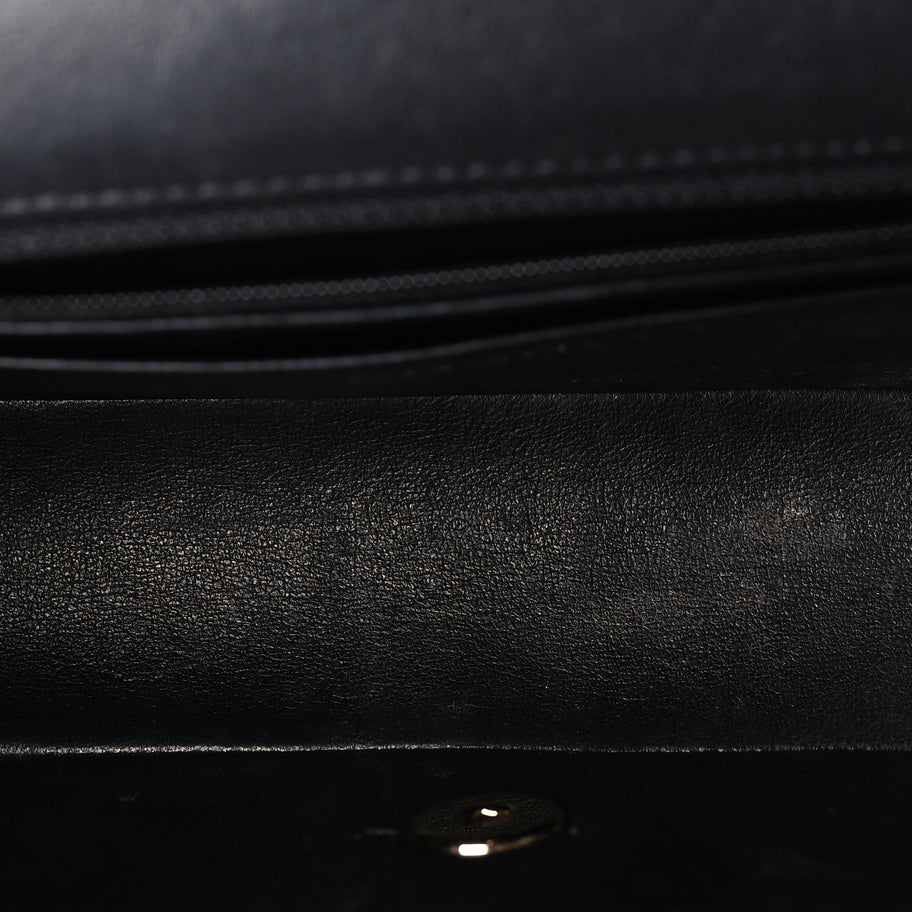 Chanel Lambskin Quilted Mini Rectangular Flap Black Image 4