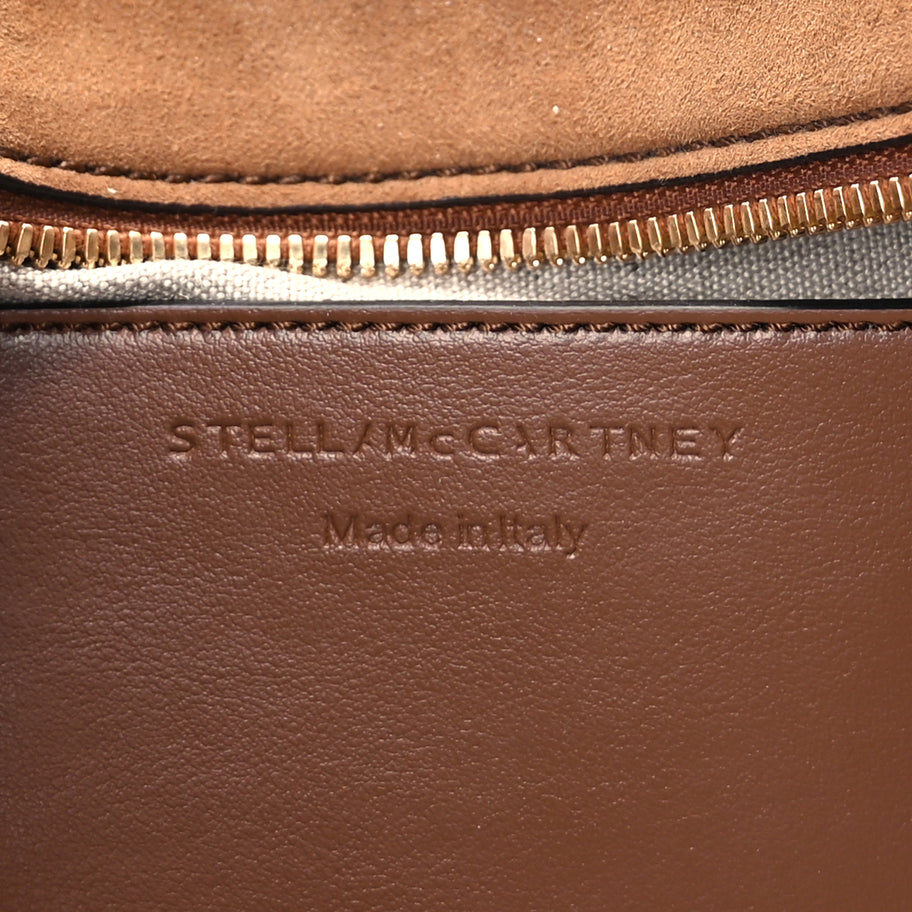 Stella McCartney Vegan Suede Ryder Shoulder Bag  Brandy Image 5