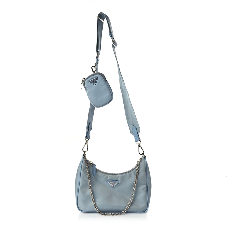  Prada Nylon Re-Edition 2005 Shoulder Bag Astrale