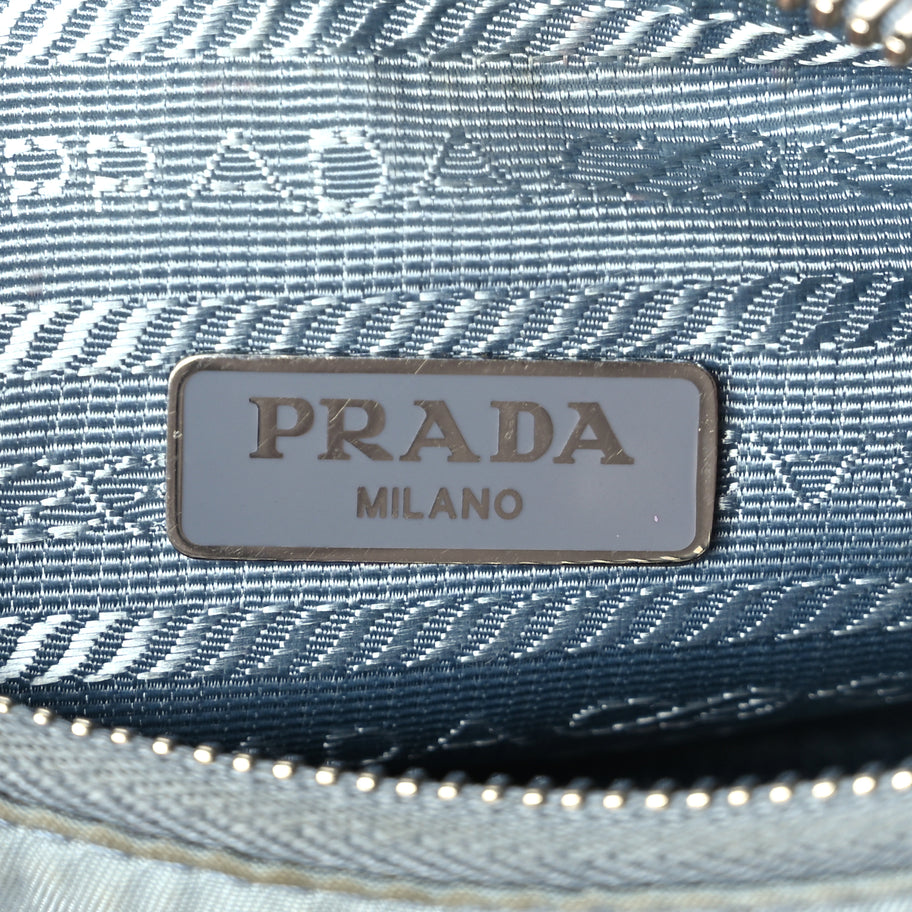 Prada Nylon Re-Edition 2005 Shoulder Bag Astrale Image 5
