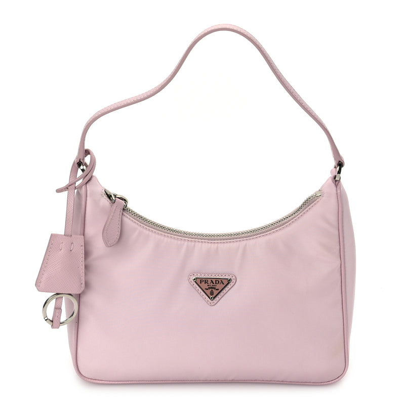  Prada Re-Nylon Saffiano Mini Re-Edition 2005 Bag Alabastro