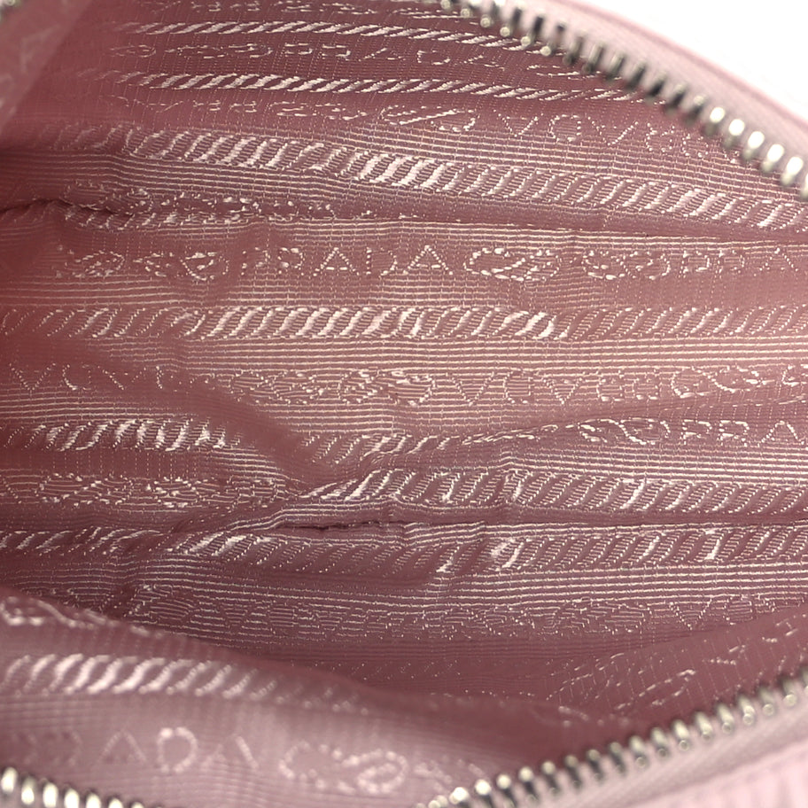 Prada Re-Nylon Saffiano Mini Re-Edition 2005 Bag Alabastro Image 4