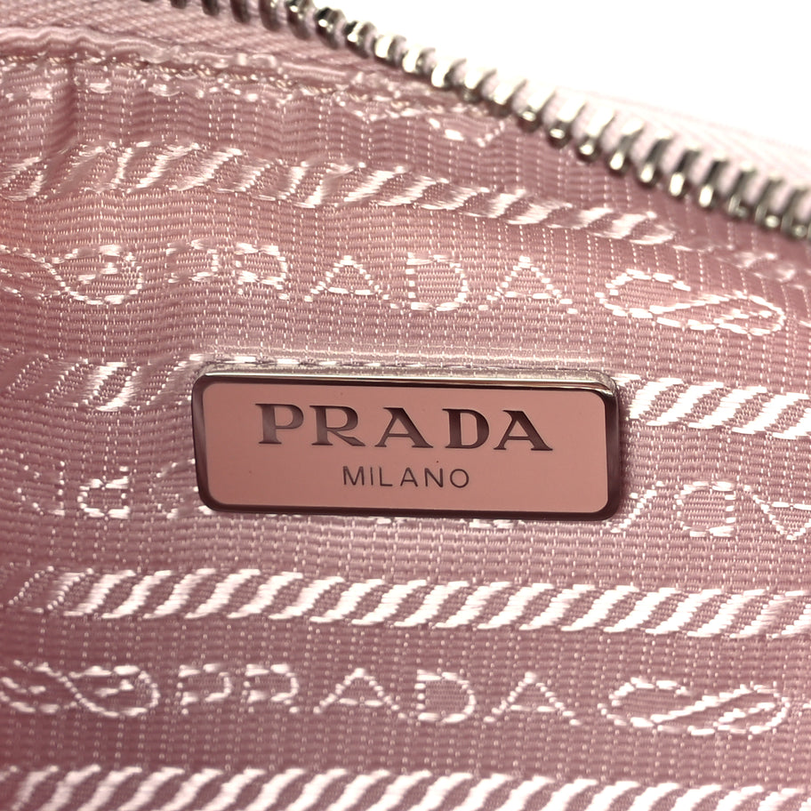 Prada Re-Nylon Saffiano Mini Re-Edition 2005 Bag Alabastro Image 5