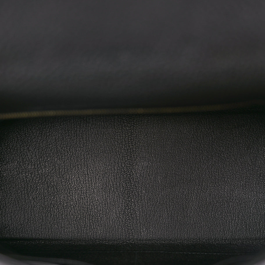 Hermes Togo Kelly Retourne 28 Black Image 4