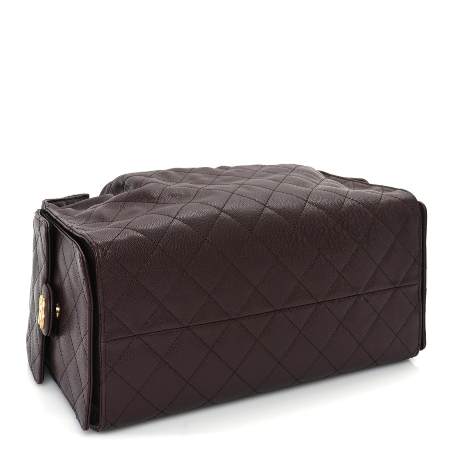 Chanel Caviar Quilted Medium Chanel 25 Handbag Dark Brown Image 3