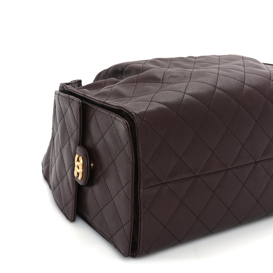 Chanel Caviar Quilted Medium Chanel 25 Handbag Dark Brown Image 8