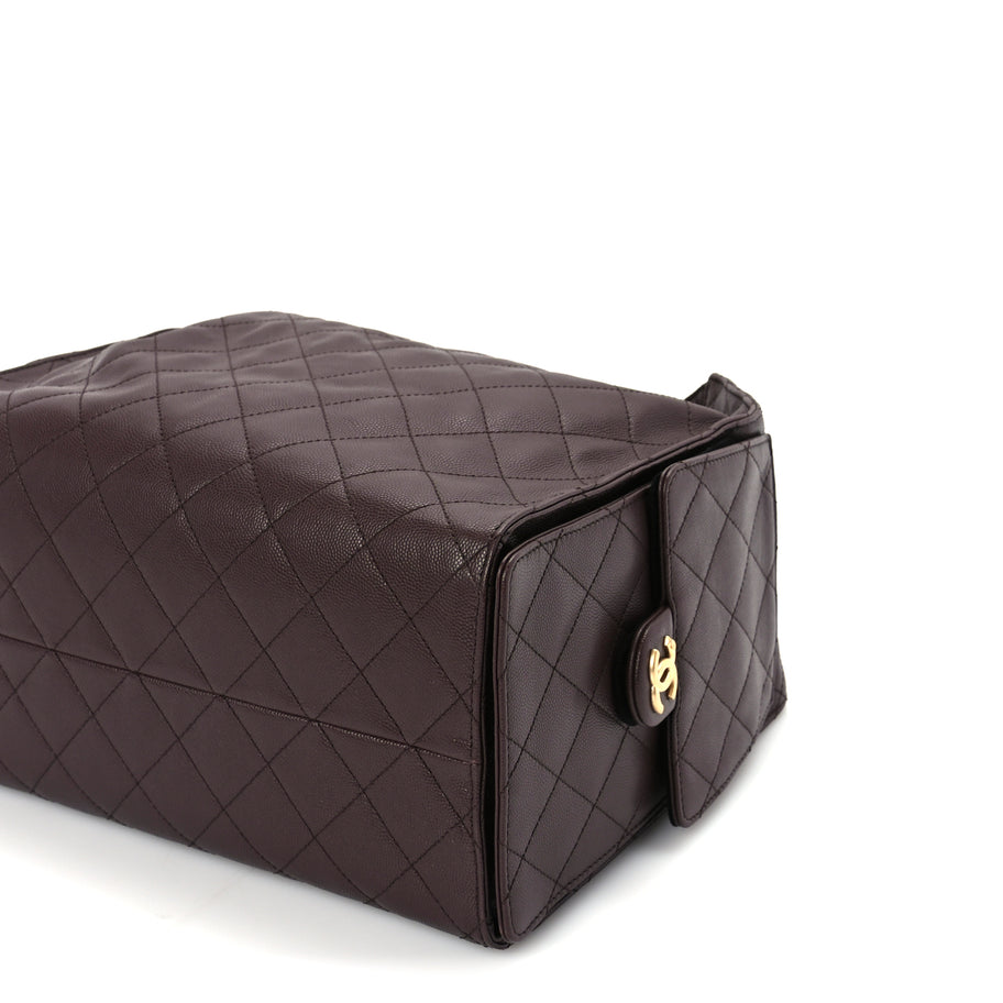 Chanel Caviar Quilted Medium Chanel 25 Handbag Dark Brown Image 9