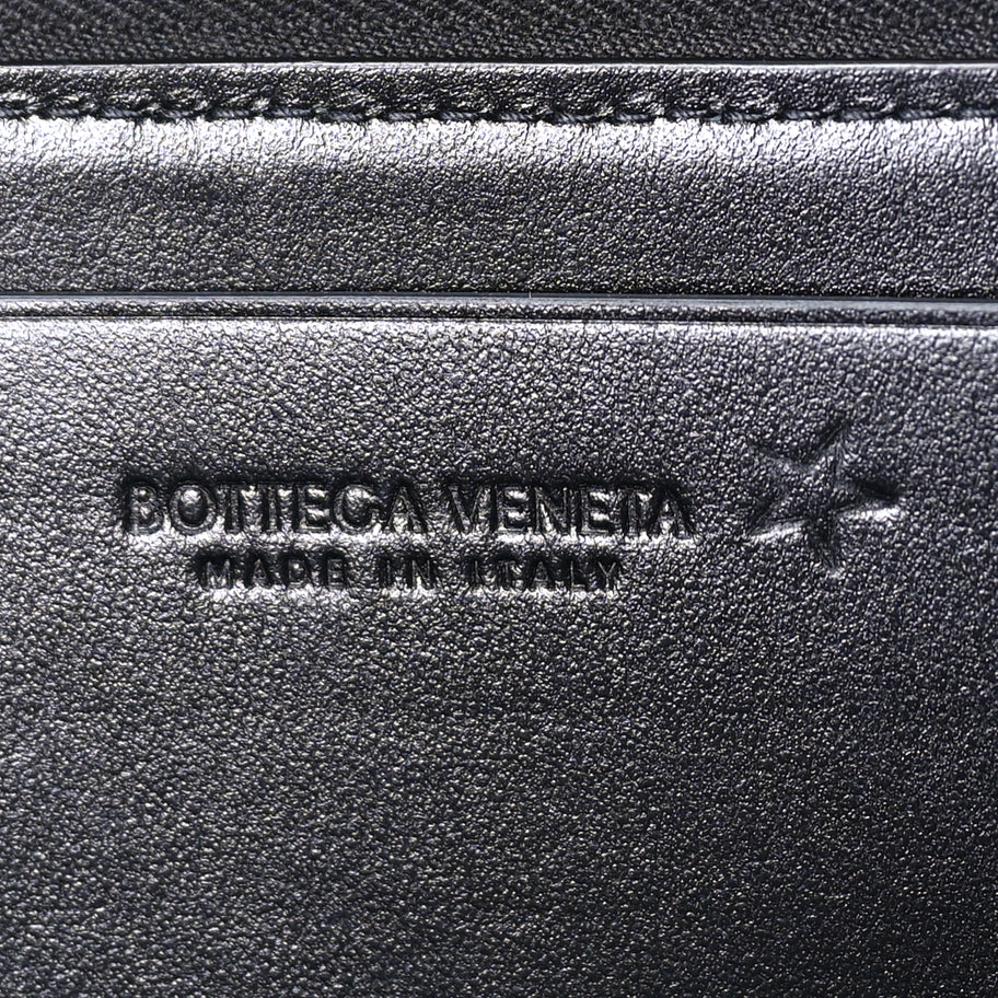 Bottega Veneta Nappa Intrecciato Zip Around Wallet Black Image 6