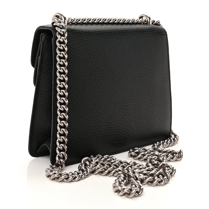  Gucci Calfskin Mini Dionysus Shoulder Bag  Black
