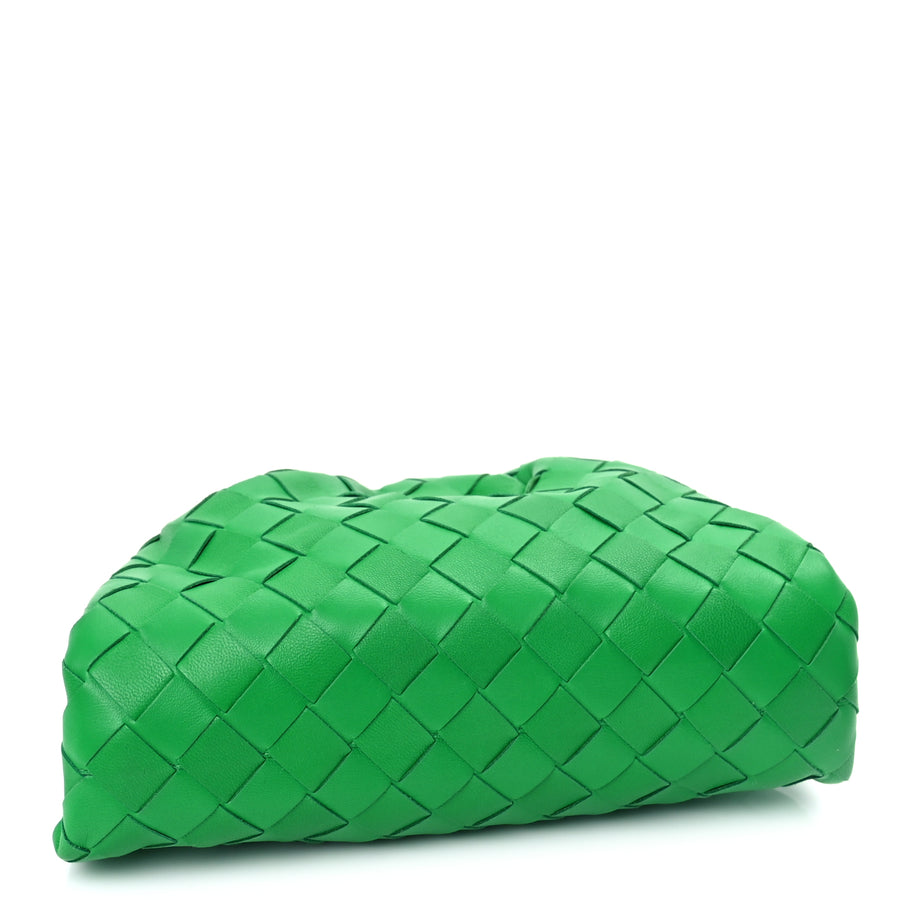 Bottega Veneta Nappa Intrecciato The Mini Pouch Clutch Parakeet