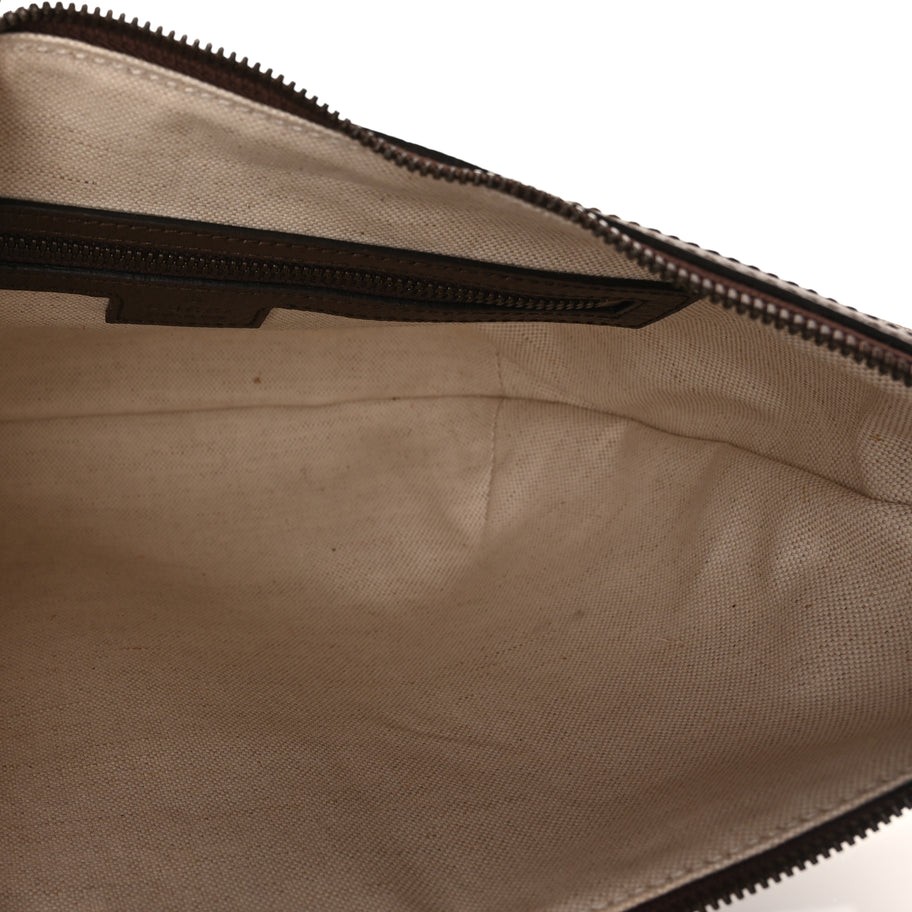 Gucci GG Supreme Monogram Web Small Ophidia Half Moon Hobo Brown Image 4