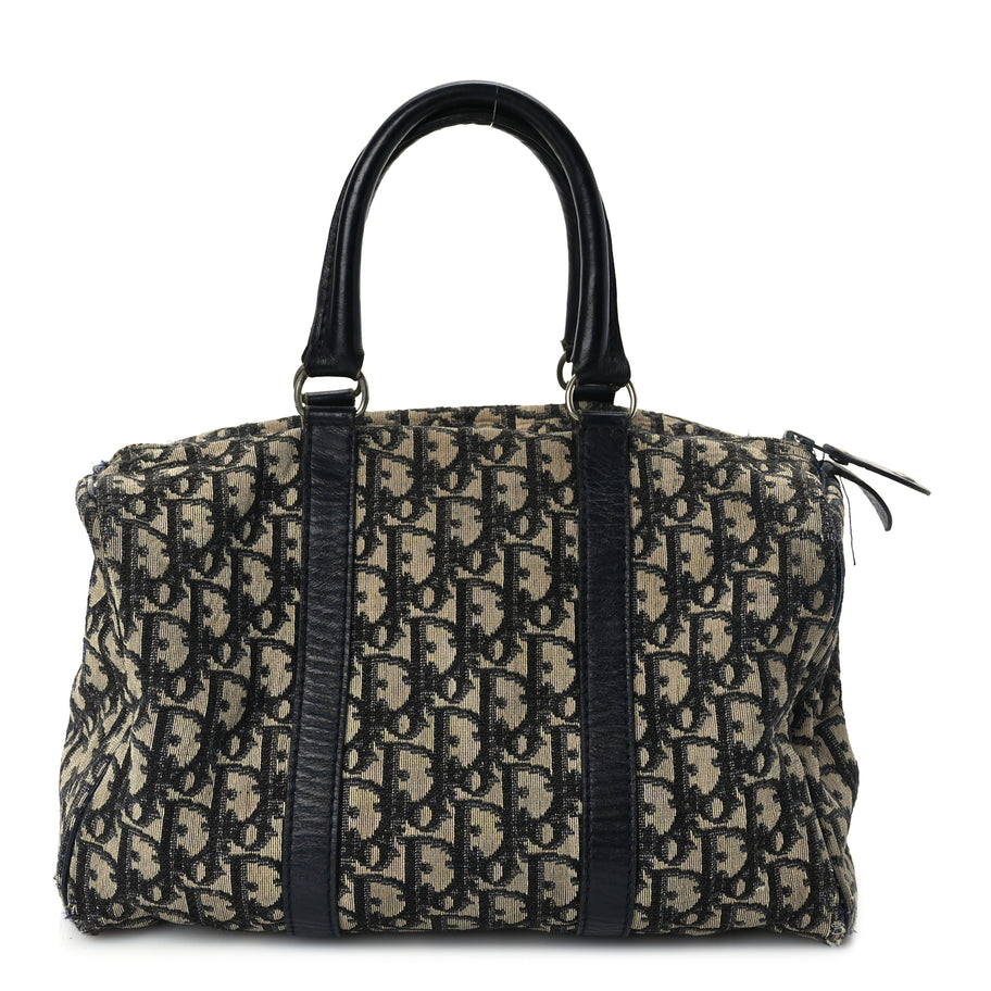 Christian Dior Monogram Boston Black Image 1