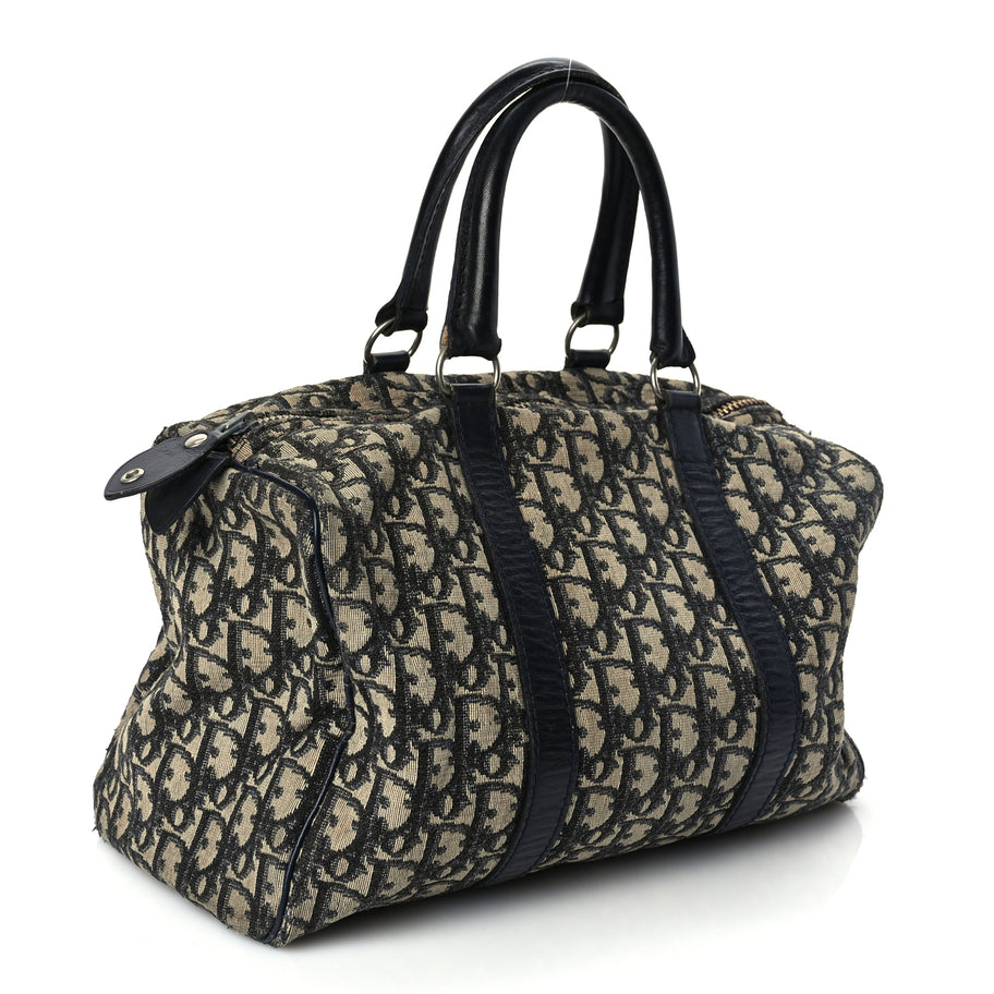 Christian Dior Monogram Boston Black Image 2