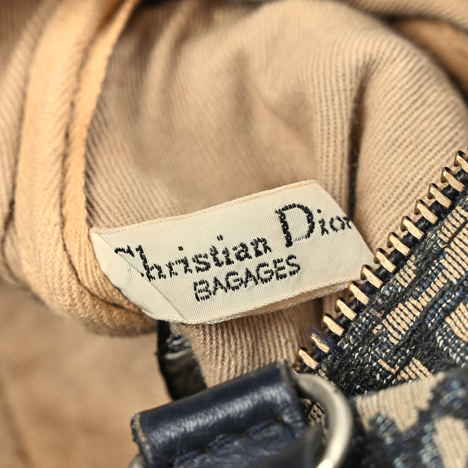 Christian Dior Monogram Boston Black Image 5