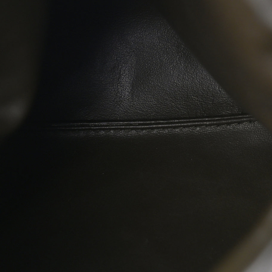 Bottega Veneta Calfskin Intrecciato Mini Hop Khaki Image 4