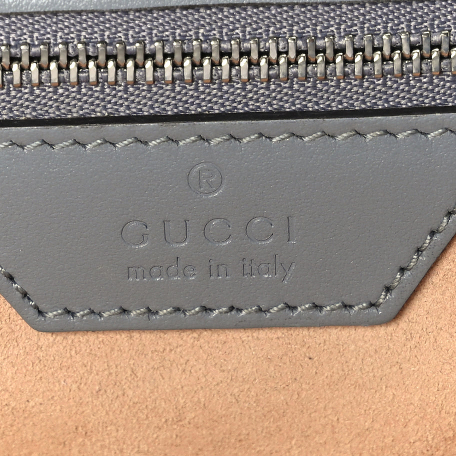 Gucci Calfskin Matelasse Aria Small GG Marmont Shoulder Bag  Deep Grey Image 5