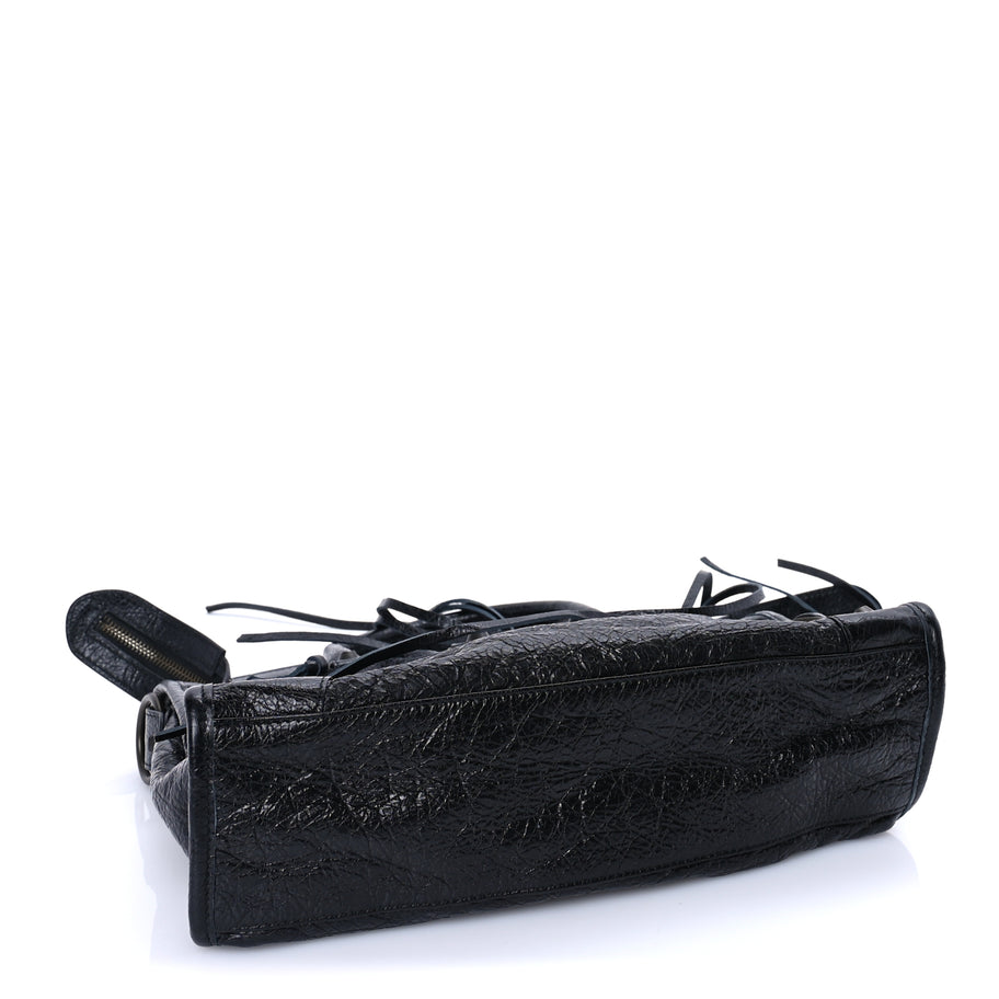 Balenciaga Agneau Arena Classic Hardware Small Le City Black Image 3