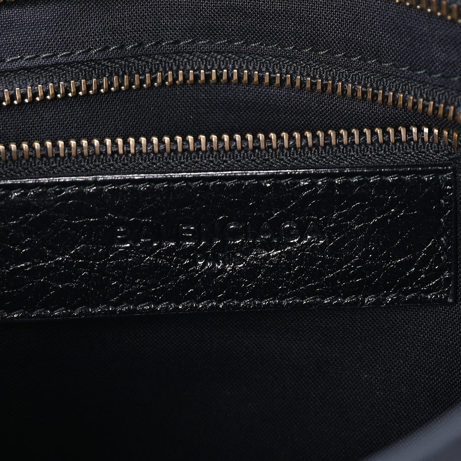 Balenciaga Agneau Arena Classic Hardware Small Le City Black Image 5