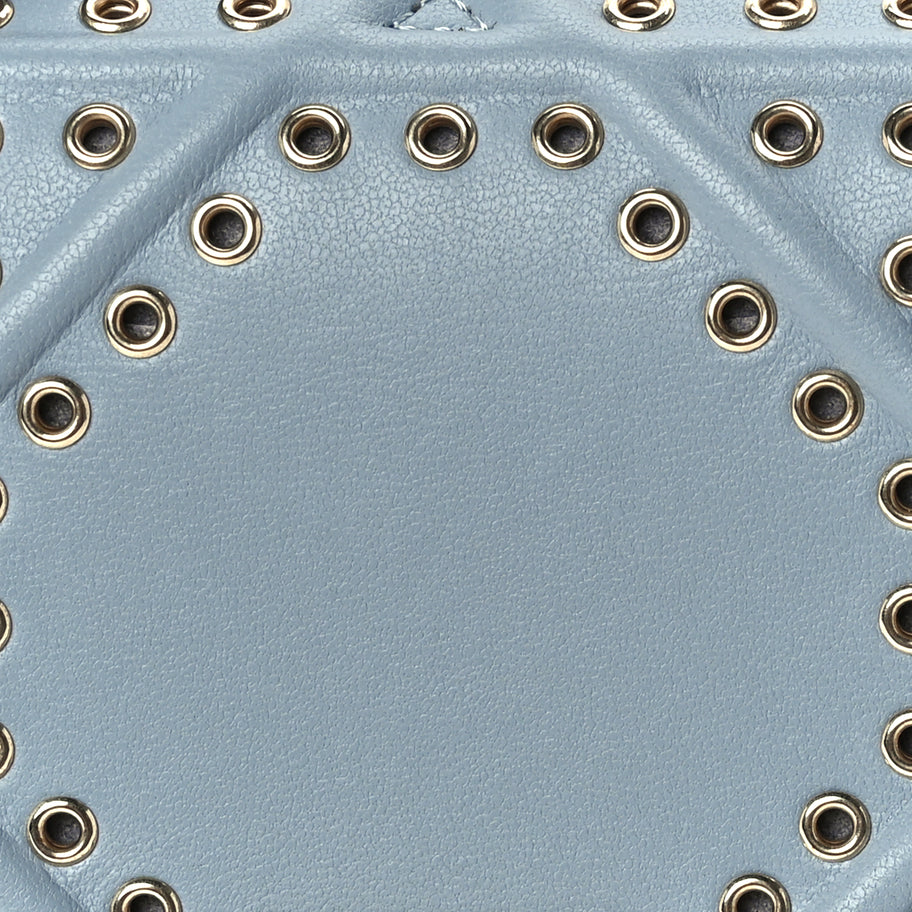 Christian Dior Lambskin Grommet Vertical Diorama Sky Blue Image 6