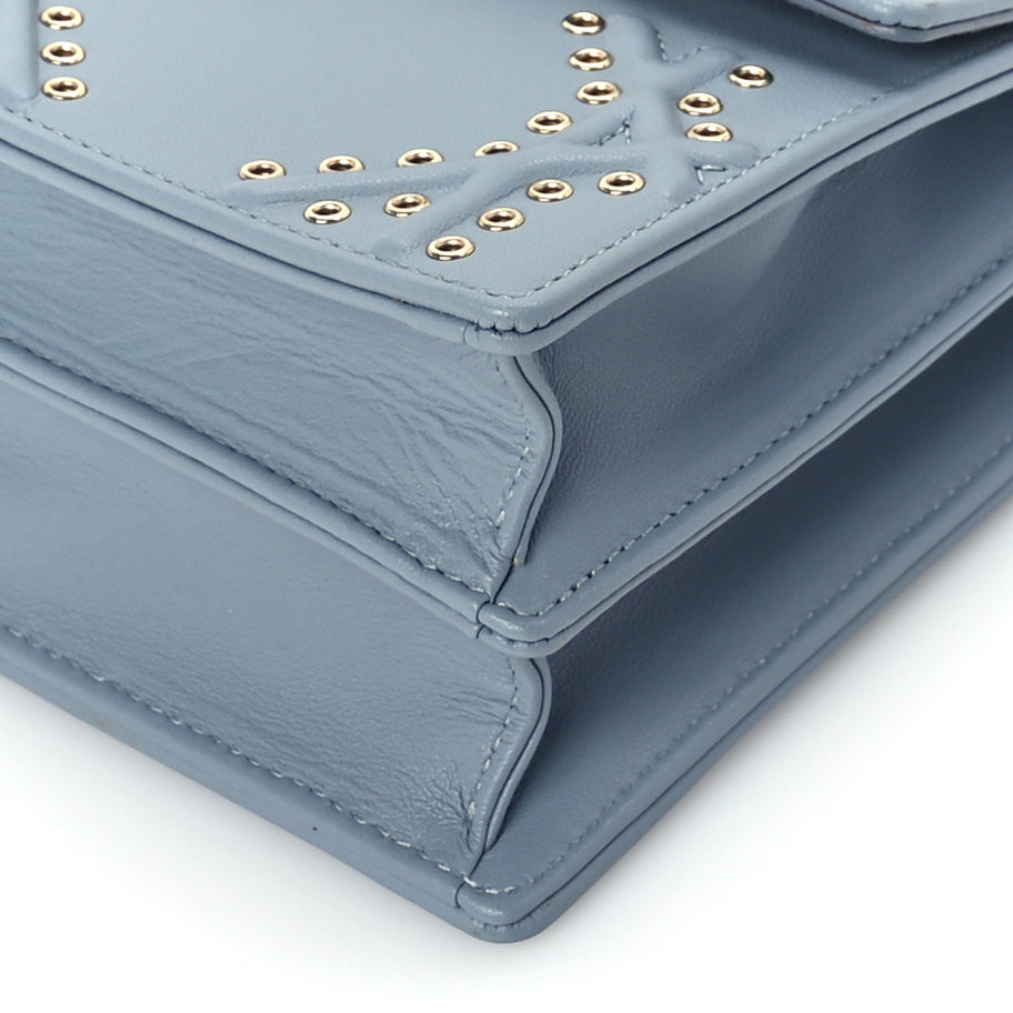 Christian Dior Lambskin Grommet Vertical Diorama Sky Blue Image 8