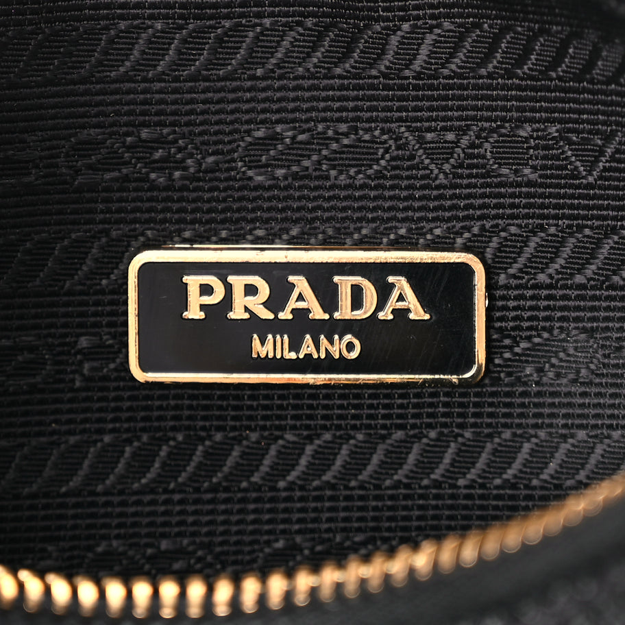 Prada Saffiano Lux Re-Edition 2005 Shoulder Bag Black Image 5