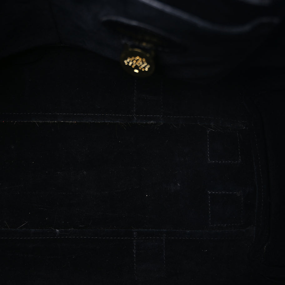 Mulberry Calfskin Crocodile Embossed Bayswater  Black Image 4