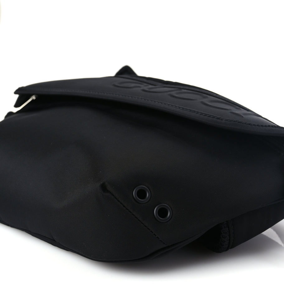 Gucci Nylon Large Logo Belt Bag Black Image 7