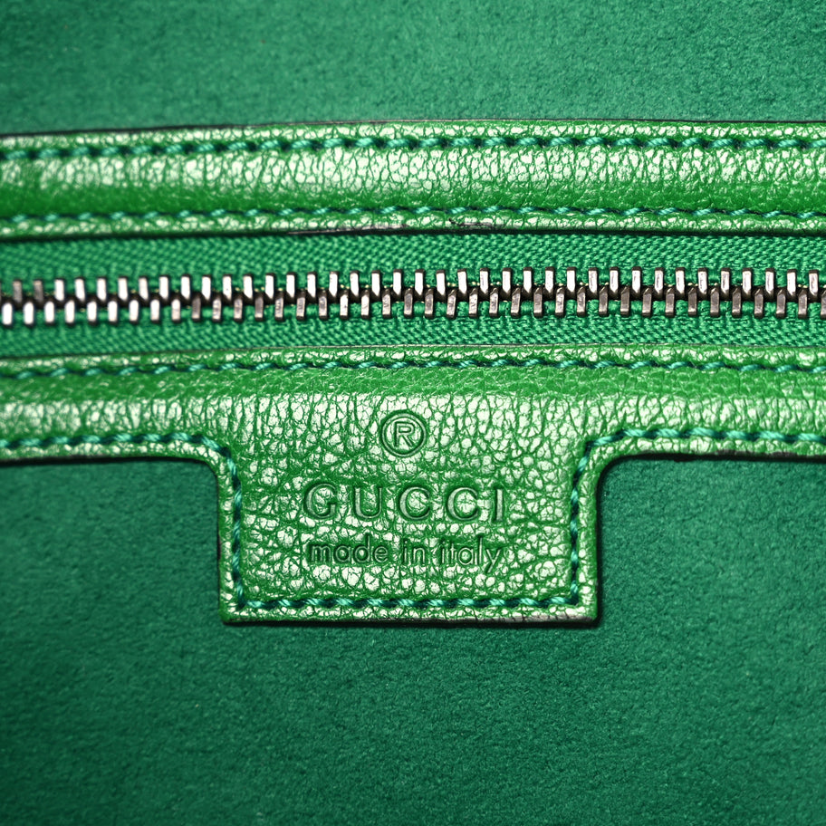 Gucci Goatskin Medium Aphrodite Shoulder Bag  New Shamrock Image 4