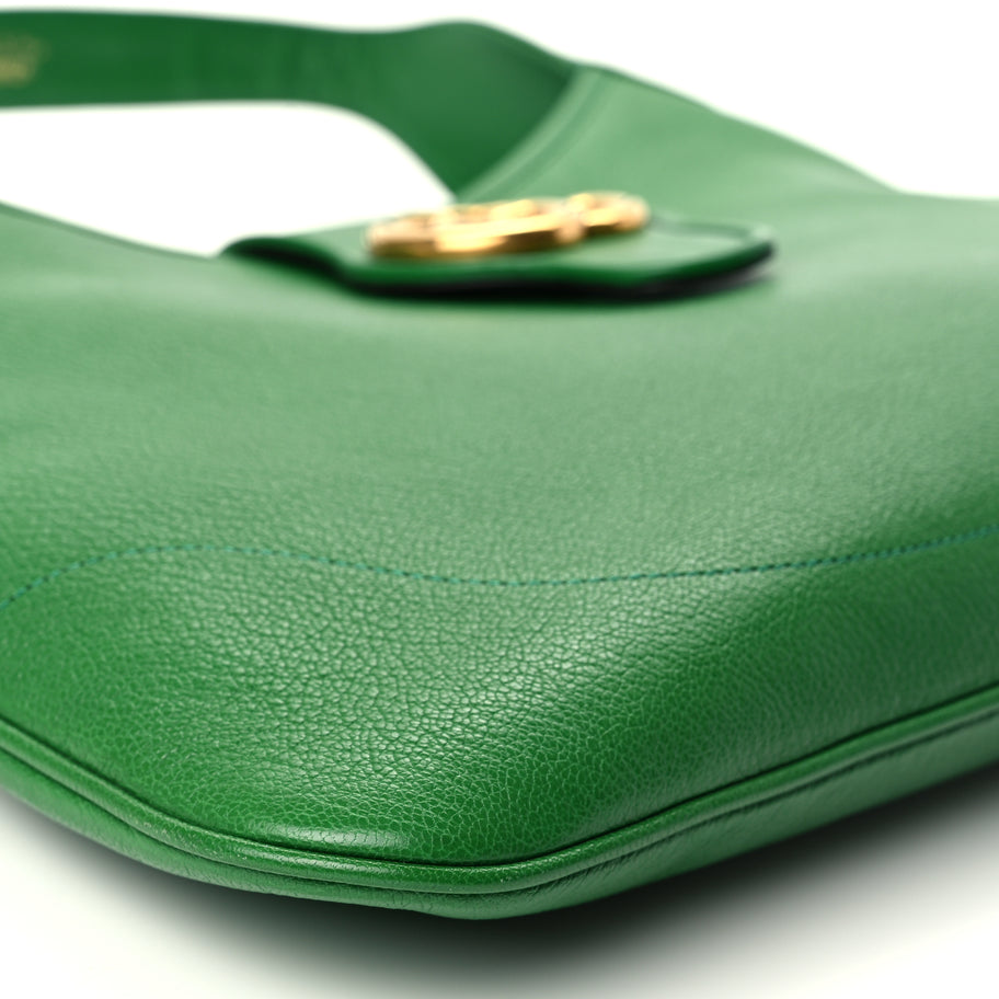 Gucci Goatskin Medium Aphrodite Shoulder Bag  New Shamrock Image 9