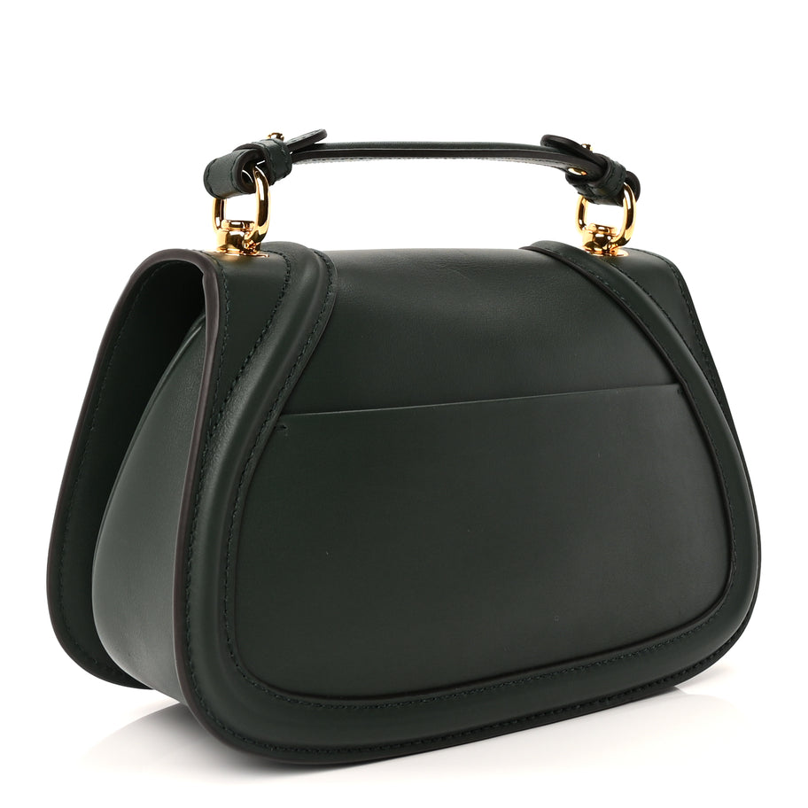 Gucci Roxy Calfskin Medium Blondie Top Handle Bag Green Image 2