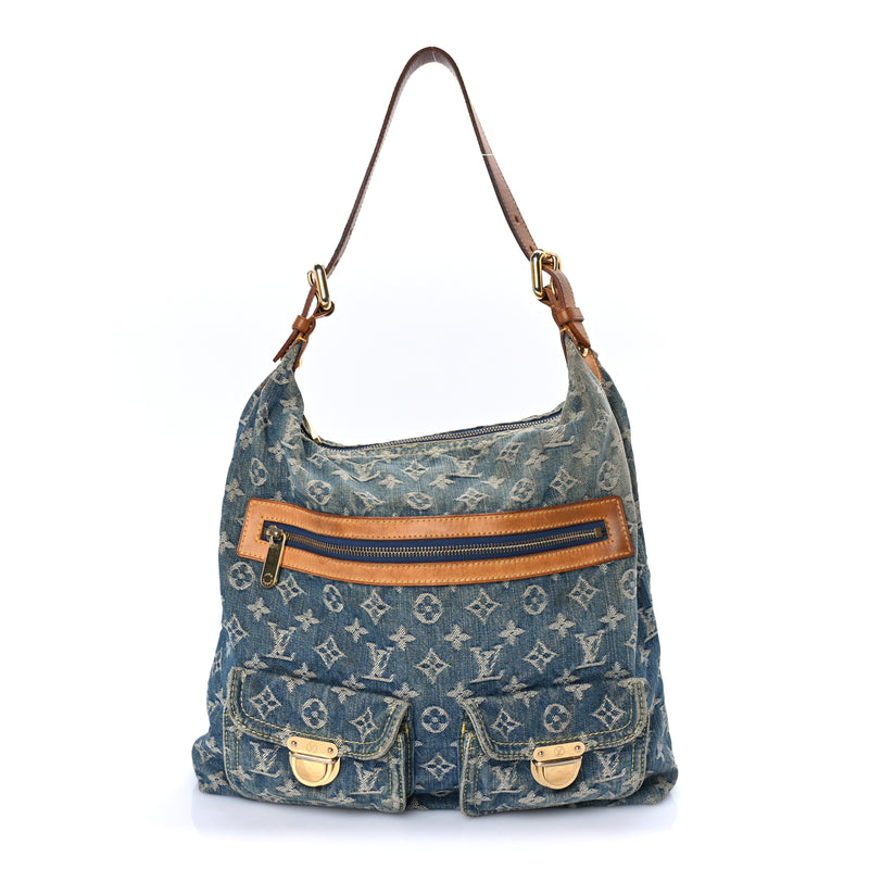  Louis Vuitton Denim Baggy GM Blue