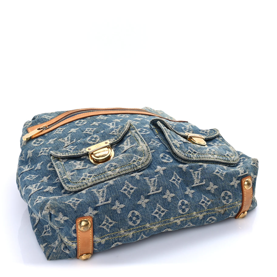 Louis Vuitton Denim Baggy GM Blue Image 3
