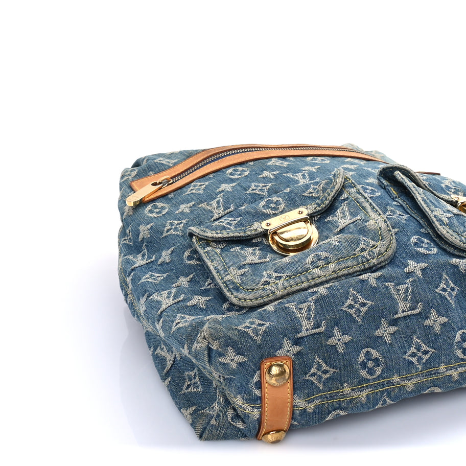 Louis Vuitton Denim Baggy GM Blue Image 7