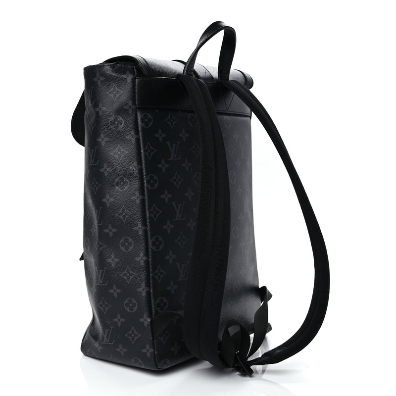  Louis Vuitton Monogram Eclipse Saumur Backpack